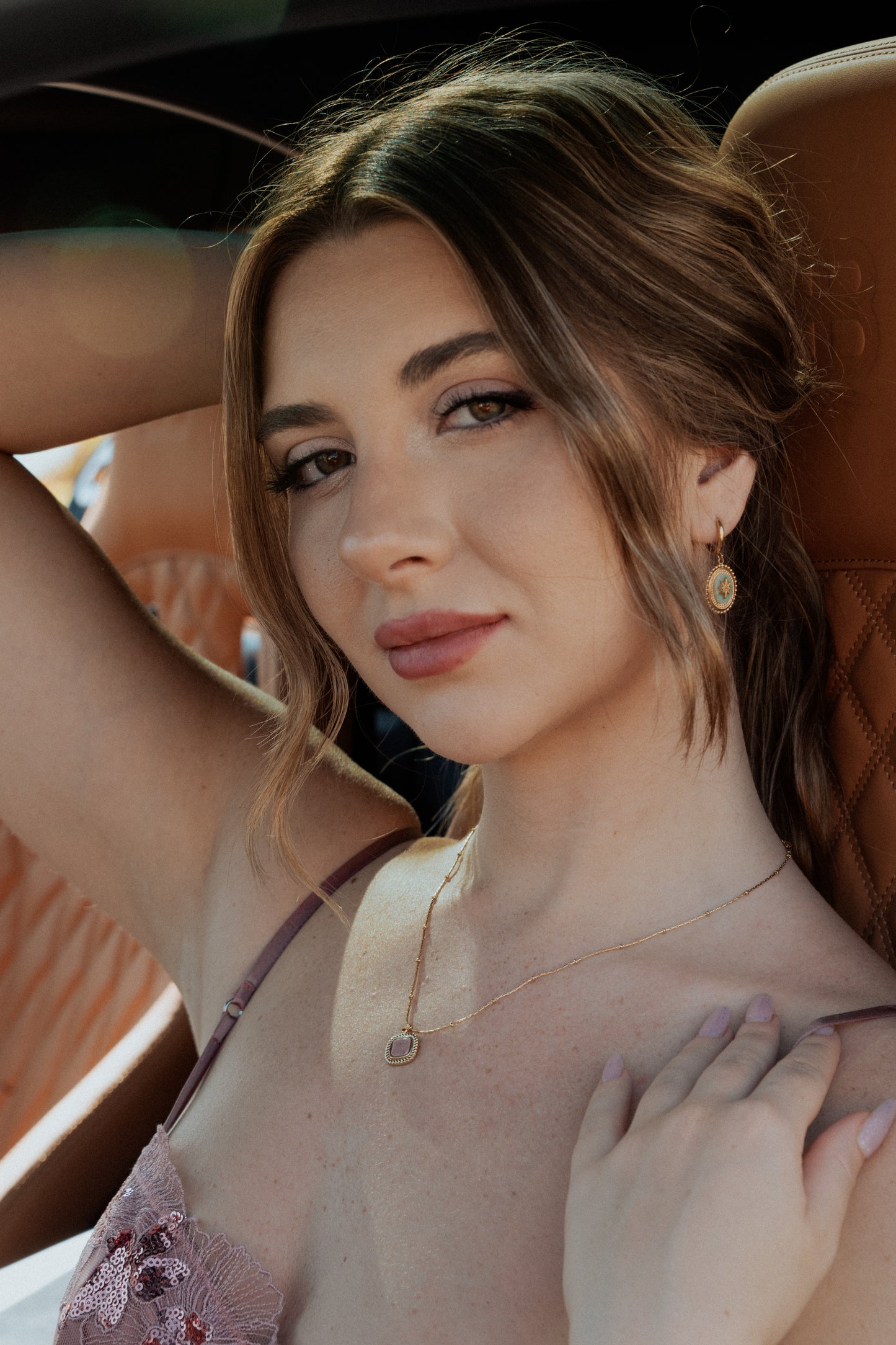 The Golden Aura Earrings