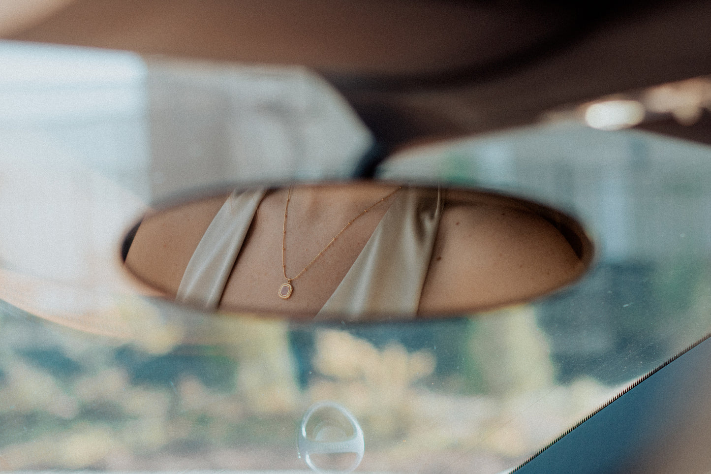 The Gilded Square Pendant