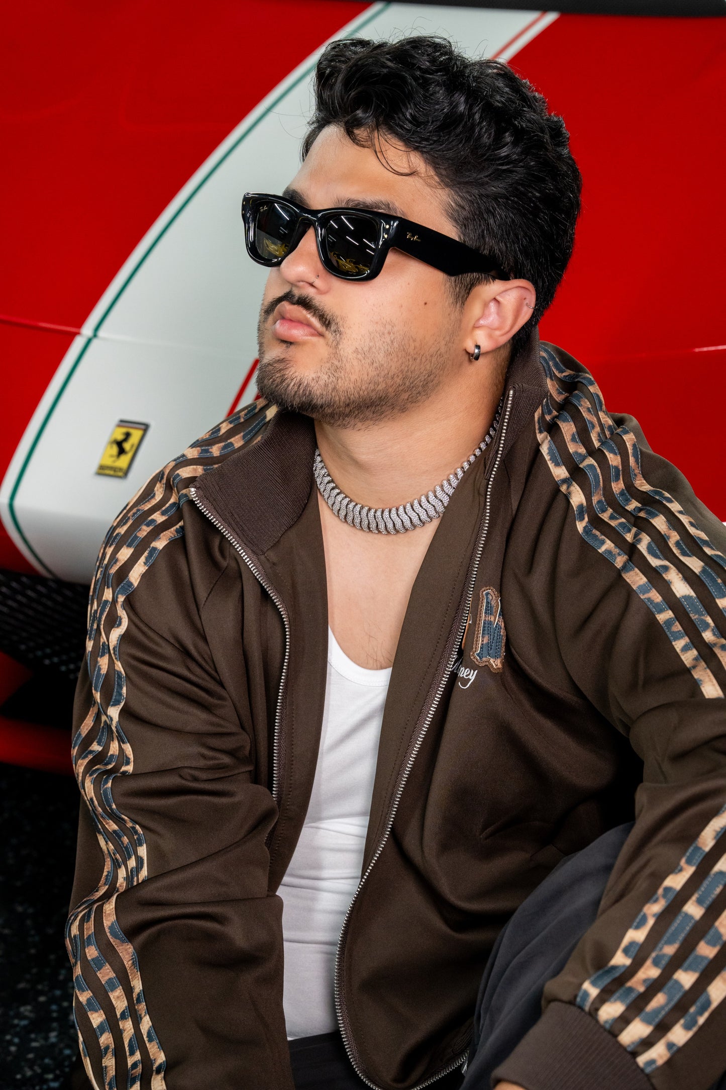 21MM Iced Cuban Chain – Viper Spine Edition Silver