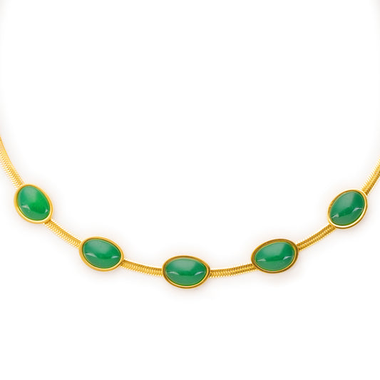 Soulful Emerald Necklace