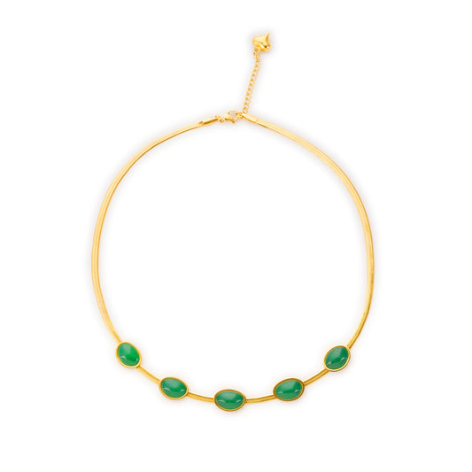 Soulful Emerald Necklace