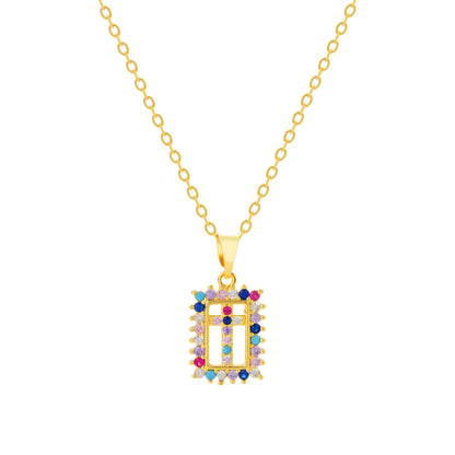 Celestial Luminance Cross Necklace