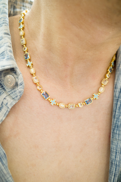 The ZS Divina Gold Necklace