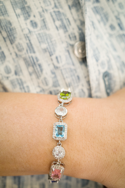 The Celestial Aurora Bracelet - Silver