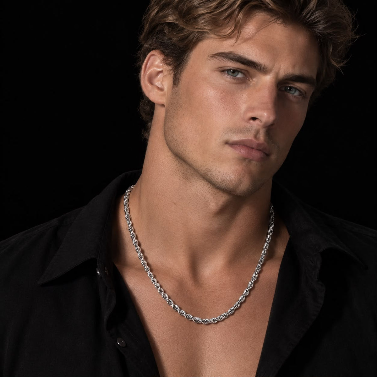 The Aurelius Rope Chain - Silver